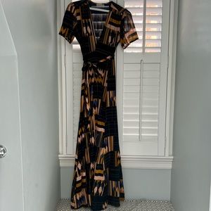 Fabulous wrap maxi- can be dressed up or down!